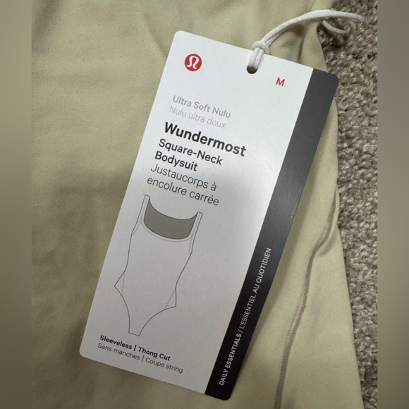 Lululemon ultra soft nulu square neck bodysuit - Picture 3 of 7